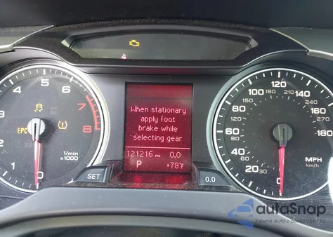 2010 Audi A4 2.0T Premium z USA, uszkodzony, nr VIN WAUWFAFL7AA077327